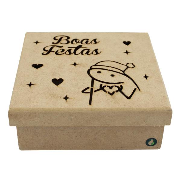 Caixa Boas Festas 16X16X6CM