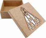 CAIXA NOSSA SENHORA 16X16X6 CM MDF Crú