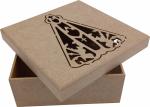 CAIXA NOSSA SENHORA 16X16X6 CM MDF Crú