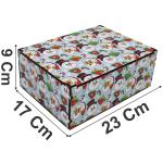 Caixa Organizadora  Boneco de Neve Natal 23X17X9cm Mdf