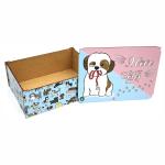 Caixa Organizadora cachorro I love Dogs 23X17X9cm Mdf