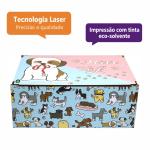 Caixa Organizadora cachorro I love Dogs 23X17X9cm Mdf