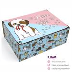Caixa Organizadora cachorro I love Dogs 23X17X9cm Mdf