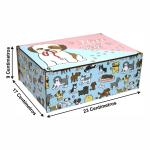 Caixa Organizadora cachorro I love Dogs 23X17X9cm Mdf