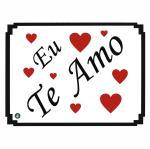 Caixa Organizadora Eu Te Amo Corações 23X17X9 Cm Mdf