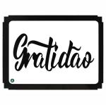 Caixa Organizadora Gratidão 23X17X9 Cm Mdf