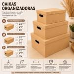 Caixa Organizadora MDF com Tampa Vazado Laser Estilo lisa Multiuso Guarda Roupa Closet Premium Box