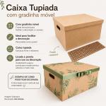 Caixa Organizadora MDF com Tampa Vazado Laser Estilo lisa Multiuso Guarda Roupa Closet Premium Box