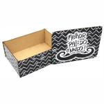 Caixa Organizadora Melhor Pai do Mundo Bigode 23x17x9 Cm Mdf