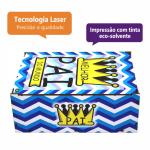 Caixa Organizadora Melhor Pai do Mundo Coroa 23X17X9cm Mdf 