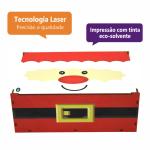 Caixa Organizadora Natal Papai Noel 23X17X9cm Mdf 