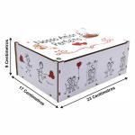 Caixa Organizadora Nosso amor Perfeito 23X17X9cm Mdf