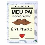 Caixa Organizadora Pai não é velho é Vintage 23x17x9 Cm Mdf