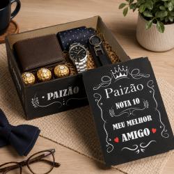 Caixa de MDF Organizadora Paizão Nota 10 23x17x9 cm