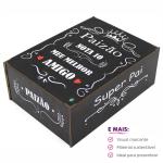 Caixa Organizadora Paizão Nota 10 meu melhor amigo 23X17X9cm Mdf
