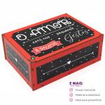 Caixa Organizadora Presente Decoração Amor nos Pequenos Gestos 23x17x9 cm Mdf