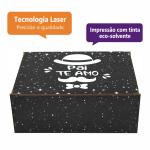 Caixa Organizadora Presente Dia dos Pais Decoração Pai Te Amo 23x17x9 cm MDF