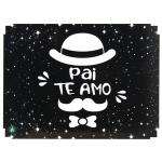 Caixa Organizadora Presente Dia dos Pais Decoração Pai Te Amo 23x17x9 cm MDF