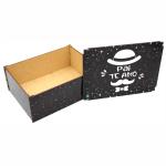 Caixa Organizadora Presente Dia dos Pais Decoração Pai Te Amo 23x17x9 cm MDF