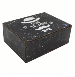Caixa Organizadora Presente Dia dos Pais Decoração Pai Te Amo 23x17x9 cm MDF