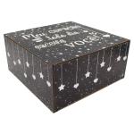  Caixa Organizadora Presente Meu Coração  30x30x14 cm MDF