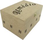 CAIXA REMEDIO DOBR. PASSA FITA 25X18X14CM MDF CRÚ