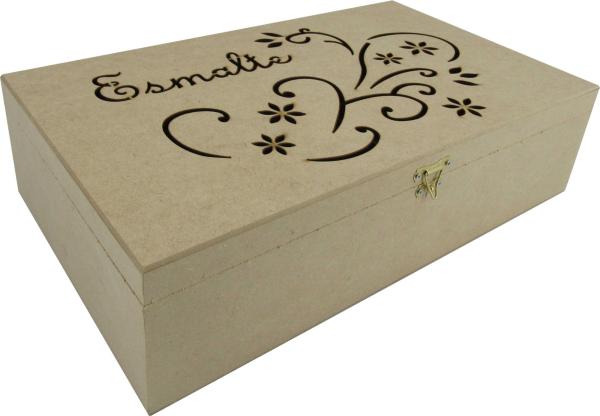 CAIXA VAZADA ESMALTE 41X24X10,5CM