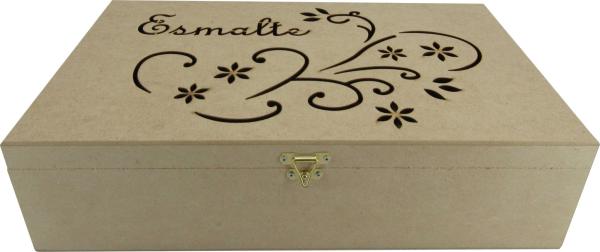 CAIXA VAZADA ESMALTE 41X24X10,5CM