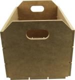 CAIXOTE 6MM GR 25X16X15,5CM MDF CRÚ