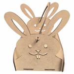 Cesto caixote coelho com alça