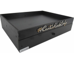 Cômoda bandeja Porta Máquina e Porta Cápsulas 1 Gaveta Café Dolce Gusto - Preto