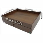 Cômoda Porta Máquina e Porta Cápsulas 1 Gaveta Café Três Corações Preta Mdf
