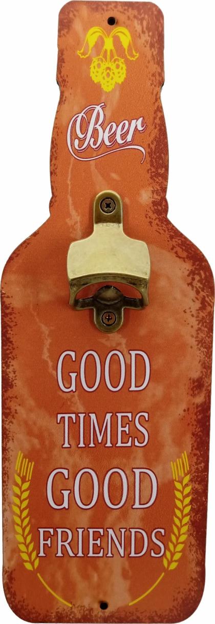 Abridor Para Parede Garrafa Good Times Simples Mdf