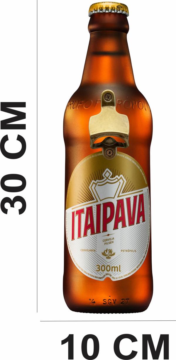 Abridor Para Parede Garrafa Itaipava Simples Mdf
