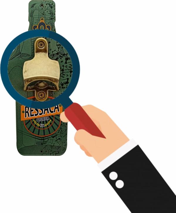 Abridor Para Parede Garrafa Ressaca Simples Mdf Abridor Para Parede Garrafa Ressaca Simples Mdf