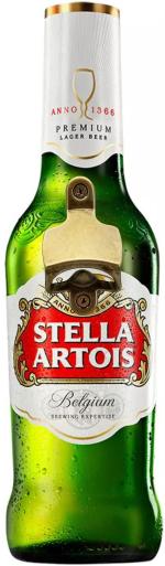 Abridor Para Parede Garrafa Stella Simples Mdf