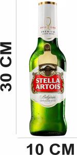Abridor Para Parede Garrafa Stella Simples Mdf