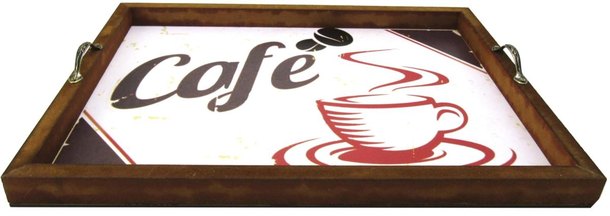 BANDEJA AD. CAFÉ  ALÇA METAL 44X32X3CM