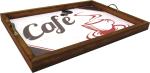 BANDEJA AD. CAFÉ  ALÇA METAL 44X32X3CM