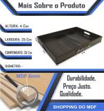 BANDEJA RETA GRATIDAO 35X25X4CM