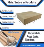 CAIXA DINHEIRO 01GAV. 34,5X26,5X7,5CM Mdf Crú