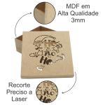 Caixa Natal Papai Noel 16X16X6CM