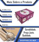 Caixa Organizadora Bailarina 23X17X9cm Mdf 
