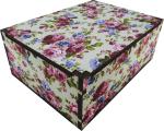 Caixa Organizadora Floral   23X17X9cm Mdf 