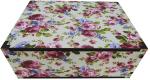 Caixa Organizadora Floral   23X17X9cm Mdf 