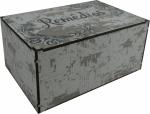 Caixa Organizadora Remédios Cinza e Verde 30x20x14cm Mdf 
