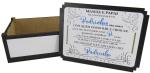 Caixa Organizadora Convite Batizado Padrinho Azul 23X17X9cm Mdf 