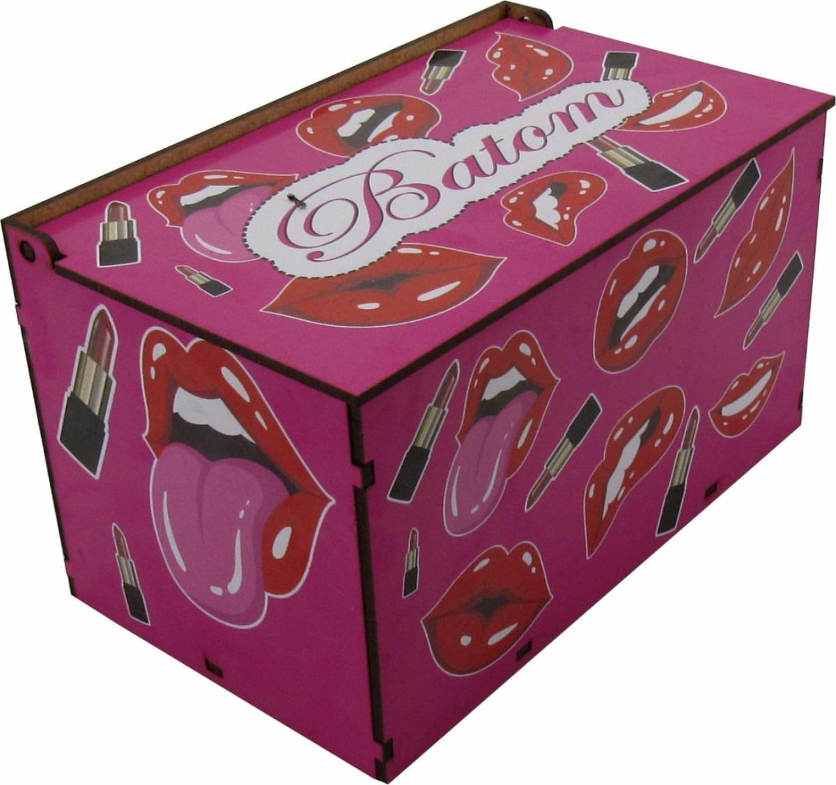 Caixa Organizadora Batom 20x12x12cm mdf