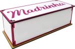 Caixa Organizadora Madrinha 25x10x8cm mdf 