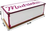 Caixa Organizadora Madrinha 25x10x8cm mdf 